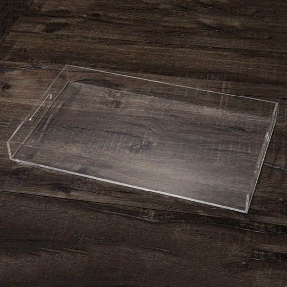 Acrylic 16" x 12" Plastic Tray for Coffee Table,Kitchen,Bathroom - Picture 1 of 1